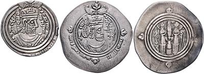 Arabo-Sasaniden- Münzstätte "BYS" (Bishapur) - Münzen, Medaillen und Papiergeld
