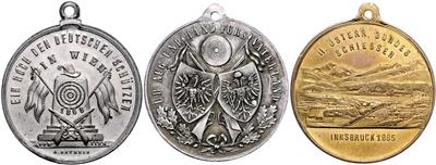 Bundesschießen Wien/Innsbruck - Münzen, Medaillen und Papiergeld