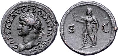 Domitianus als Caesar 69-81 - Münzen, Medaillen und Papiergeld