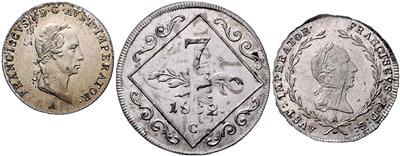 Franz (II.) I. - Mince, medaile a papírové peníze