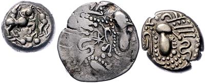 Indo Sasaniden/Saindhava/Chalukya/A bhira/Chapa Serie von Saurashtra und Gujarat (ca. 800-950 - Coins, medals and paper money