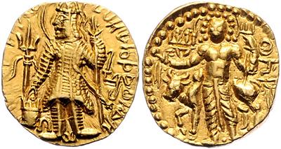 Kushan, Kanishka III. ca. 265-295 GOLD - Monete, medaglie e cartamoneta