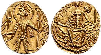 Kushan, Shaka ca. 300-330 GOLD - Münzen, Medaillen und Papiergeld