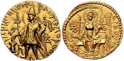 Kushan, Vanishka ca. 250-260 GOLD - Mince, medaile a papírové peníze