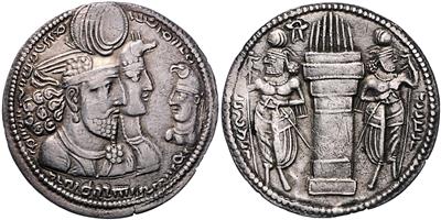 Sasaniden, Varhran II. 276-293 - Mince, medaile a papírové peníze