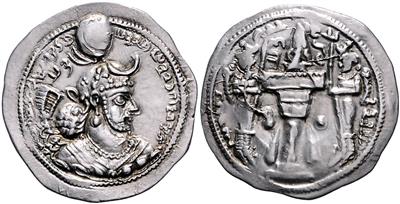Sasaniden, Yazdgard I. 399-420 - Monete, medaglie e cartamoneta