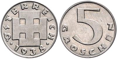 5 Groschen 1938. =2,97 g= (ger.) III - Mince