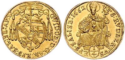 Guidobald v. Thun und Hohenstein, GOLD - Coins