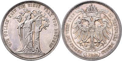 Wien, III. Deutsches Bundes-schiessen, 1868 - Monete