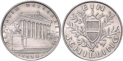 1. Republik "Alpendollar" - Münzen