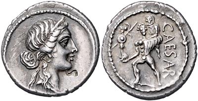 Caius Julius Caesar (100-44 v. C.) - Münzen
