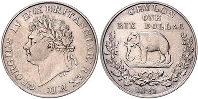 Ceylon, George IV. 1820-1830 - Monete