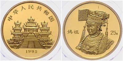 China, Volksrepublik, GOLD - Münzen