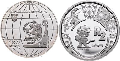 Fußball WM 2010 in Südafrika - Münzen