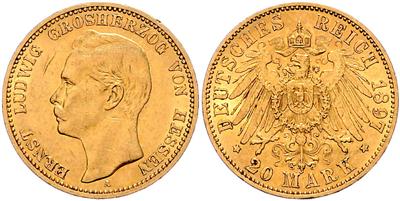 Hessen, Ernst Ludwig 1892-1918 GOLD - Coins