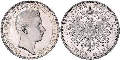 Mecklenburg- Schwerin, Friedrich Franz IV. 1897-1918 - Münzen
