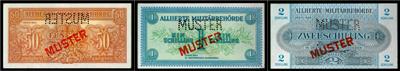 Musterscheine- Alliierte Militärbehörde - Monete