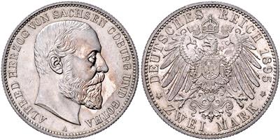 Sachsen- Coburg und Gotha, Alfred 1893-1900 - Münzen