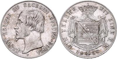 Sachsen- Coburg und Gotha, Ernst 1844-1893 - Münzen