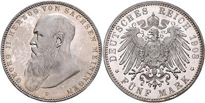 Sachsen- Meiningen, Georg II. Alfred 1866-1914 - Münzen