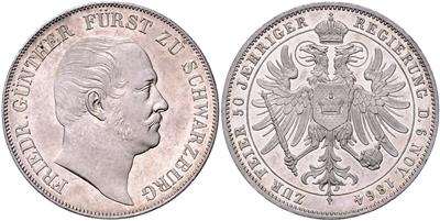 Schwarzburg- Rudolstadt, Friedrich Günther 1807-1867 - Coins