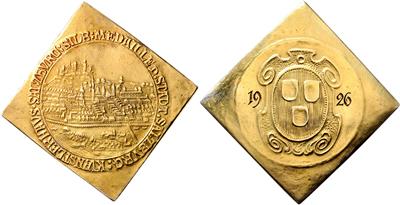 1. Republik, Medaille der Stadt Salzburg - Münzen und Medaillen