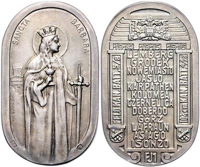 1. Weltkrieg - Coins and medals