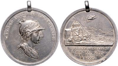 Erzherzog Karl, Friede zu Luneville 1801 - Coins and medals