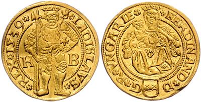 Ferdinand I. 1521-1556 GOLD - Münzen und Medaillen