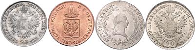 Franz II./I.- Münzstätte Wien - Mince a medaile