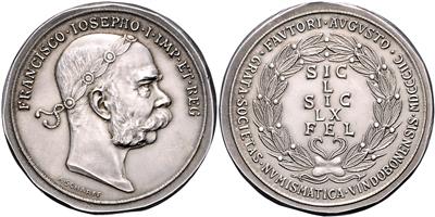 Franz Josef I., 50. Regierungsjubiläum 1898 - Mince a medaile