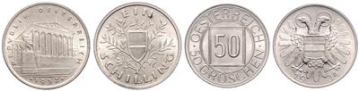 Franz Josef I. u. 1. Republik/ Ständestaat - Coins and medals