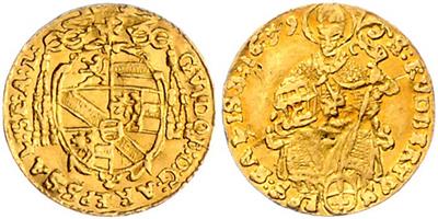 Guidobald v. Thun u. Hohenstein GOLD - Monete e medaglie