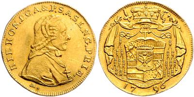 Hieronymus v. Colloredo GOLD - Münzen und Medaillen