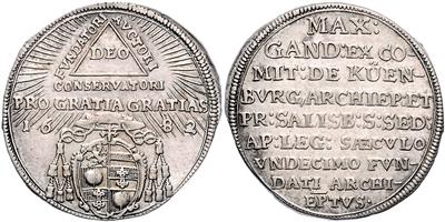 Max Gandolf v. Kuenburg - Coins and medals