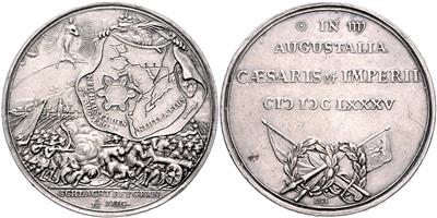 Sieg bei Gran und Einnahme von Neuhäusel 1685 - Münzen und Medaillen