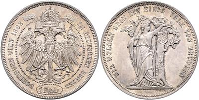Wien, III. Deutsches Bundesschießen, 1868 - Mince a medaile