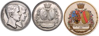 Baden, Friedrich I. 1856-1907 - Coins and medals