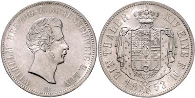 Braunschweig, Wilhelm 1831-1884 - Coins and medals