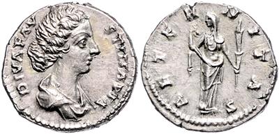 Diva Faustina II. nach 176 - Mince a medaile