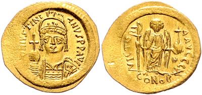 Iustinianus I. 527-565, GOLD - Monete e medaglie