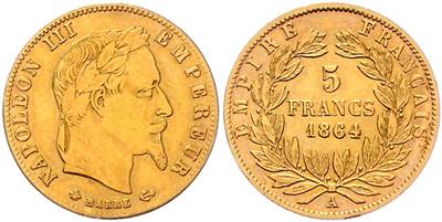 Napoleon III. 1852-1870 GOLD - Mince a medaile