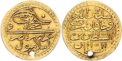 Osmanisches Reich, Mahmud II. AH 1223-1255/1808-1839 GOLD - Coins and medals