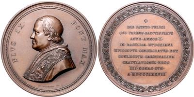 Pius IX. 1846-1878 - Coins and medals