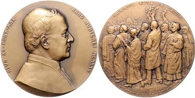 Pius XI. 1922-1939 - Mince a medaile