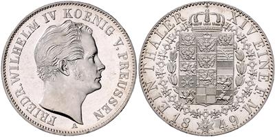 Preussen, Friedrich Wilhelm IV. 1840-1861 - Monete e medaglie
