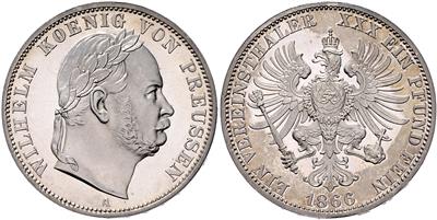 Preussen, Wilhelm I. 1861-1888 - Monete e medaglie