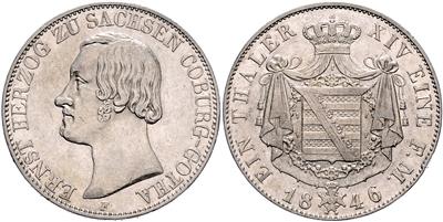 Sachsen- Coburg- Gotha, Ernst II. 1844-1893 - Münzen und Medaillen