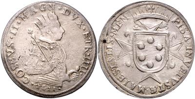 Toskana, Pisa. Cosimo II. de Medici 1608-1621 - Münzen und Medaillen