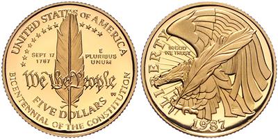 U. S. A. - Coins and medals